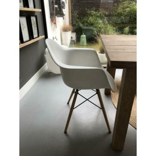 Eames stijl stoelen 4X wit