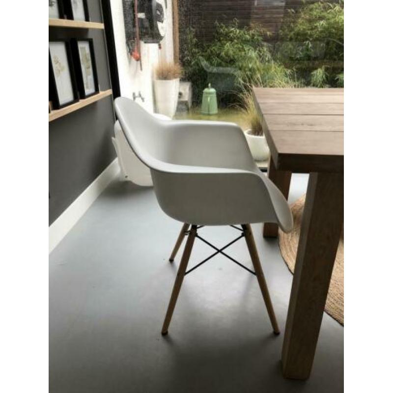 Eames stijl stoelen 4X wit