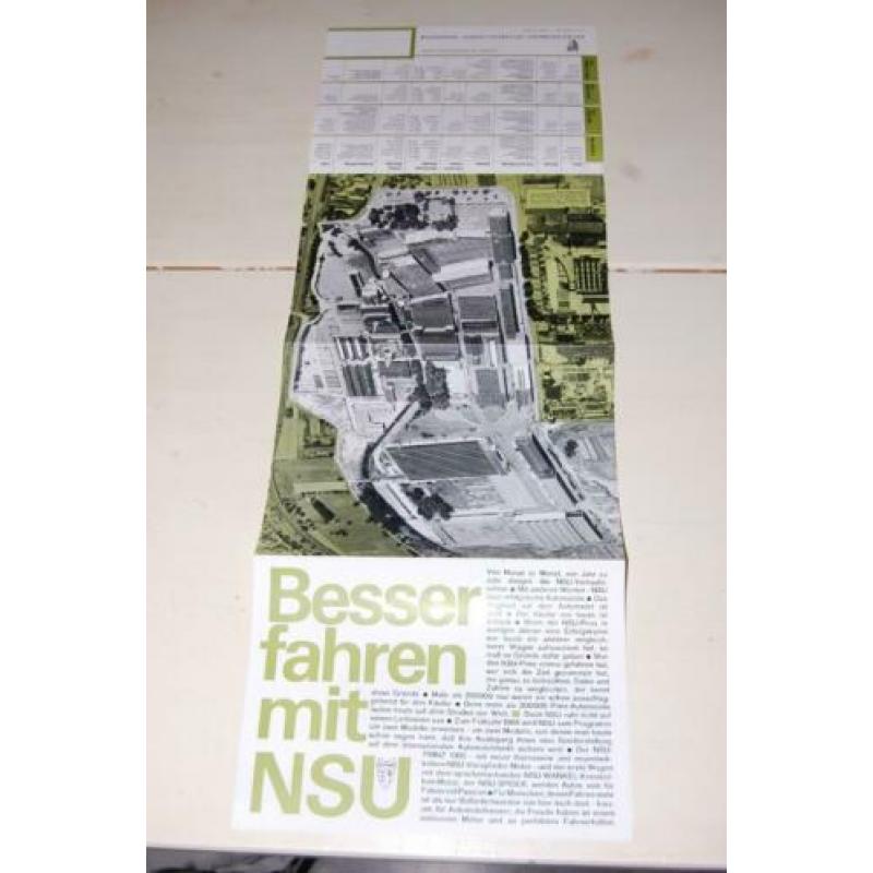 NSU modellen 1960 met NSU wankel spider