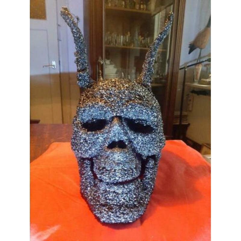Menselijke Skull, schedel met hoorns.