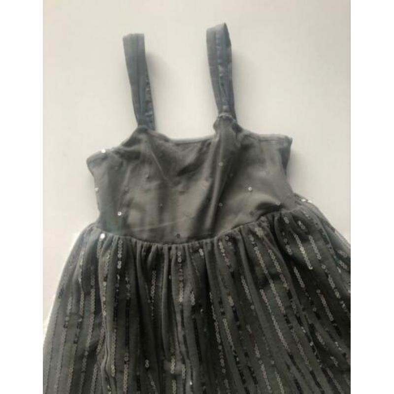 Jurk grijs van H&M maat 134/140