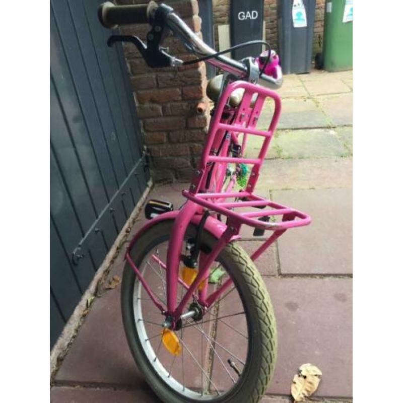 Alpina kinderfiets 18 Inch fuchsia pink
