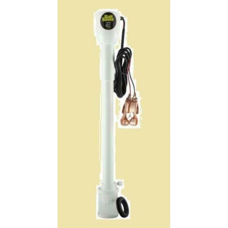 Baitsaver 12V zuurstofpomp voor aasvissen. € 39,95.