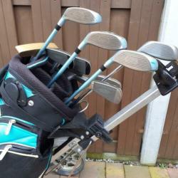 Dames Wilson complete golfset lady incl trolley en extra's