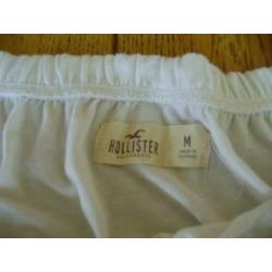 Nieuw wit Hollister off shoulder shirt, maat M