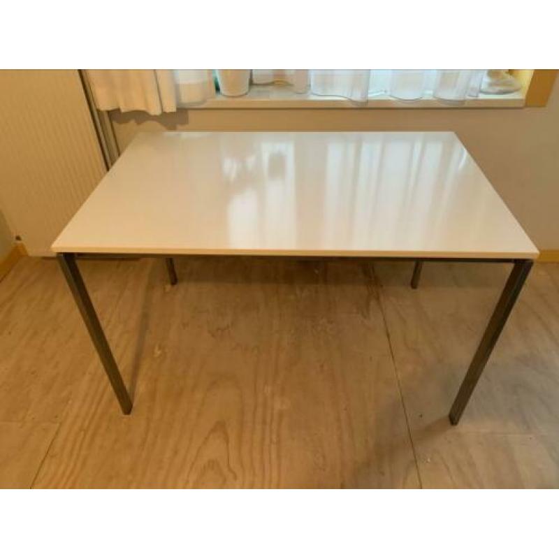 Ikea Mella tafel - wit/metaal