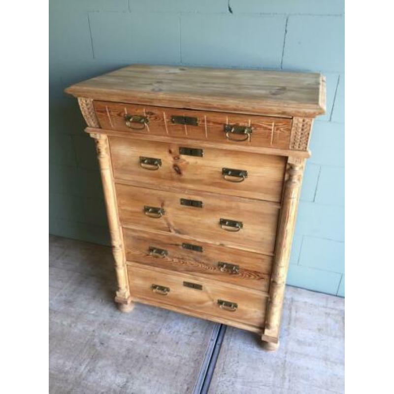 Hele mooie antieke Zweedse dressoir. Ladenkast commode