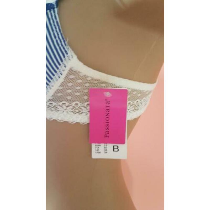 New Passionata set 75B/string or pants S