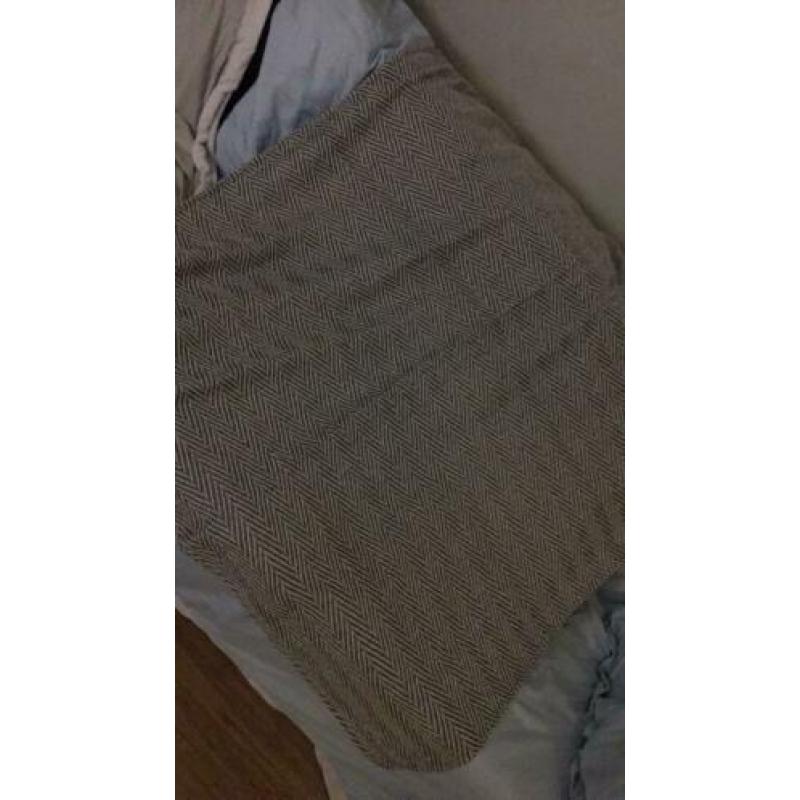 Mooie streepjes stof / kleed zwart wit