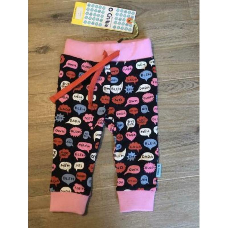 Nieuw set O’Chillie broekje en longsleeve print, 80 lente