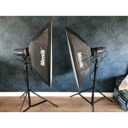 Foto studio lampen complete set met draadloze trigger
