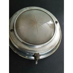 Vintage kleine ronde wandlamp voor scheepsinterieur