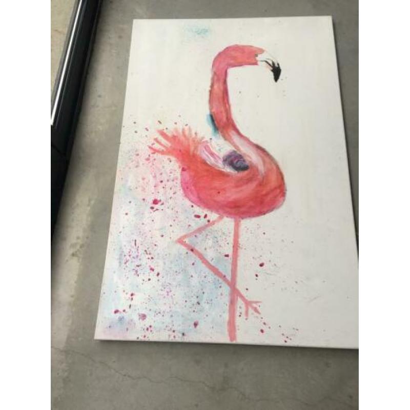 4 zelf gemaakte schilderij