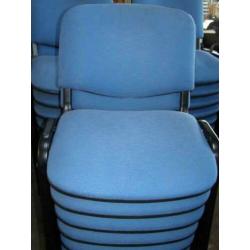 Blauwe kantoorstoelen (A19 2099) H