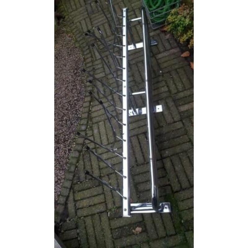 60er jaren chrome kapstok