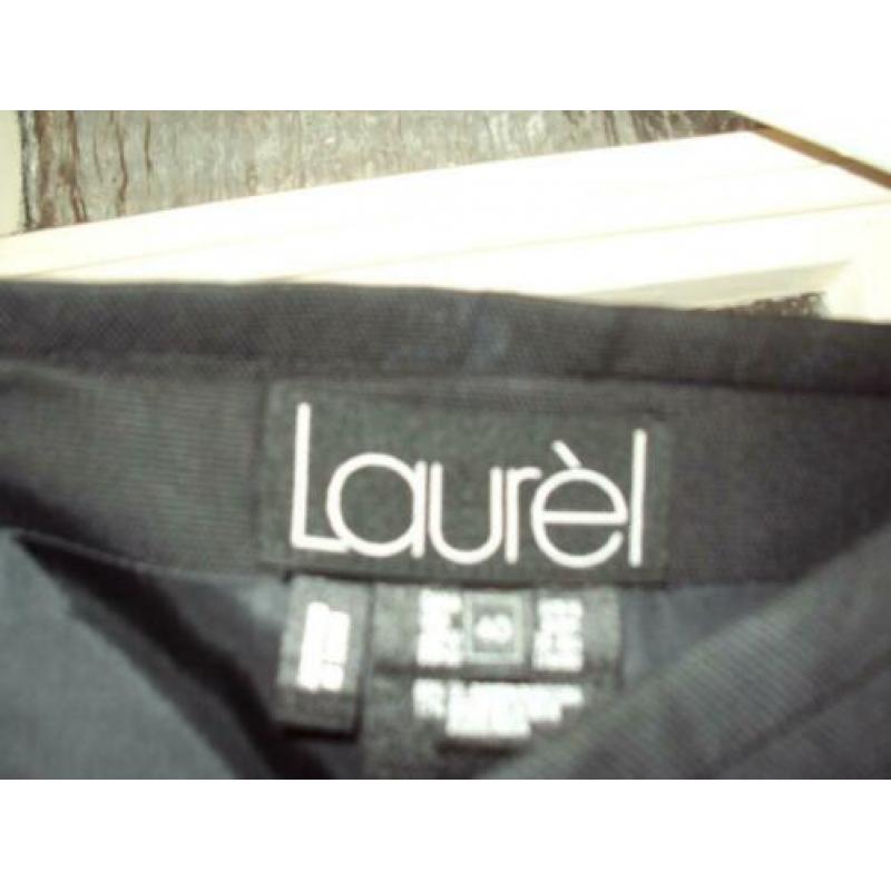 Nieuwe lange nette chique zwarte rok LAUREL 36/38