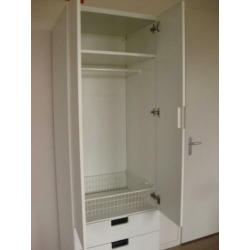 Ikea Stuva / Malad kast hoog wit met laden en deurtjes