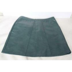 petrol groene PU LEREN rok van AMERICA TODAY maat L/XL (44)