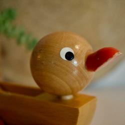 Houten Trek Eend