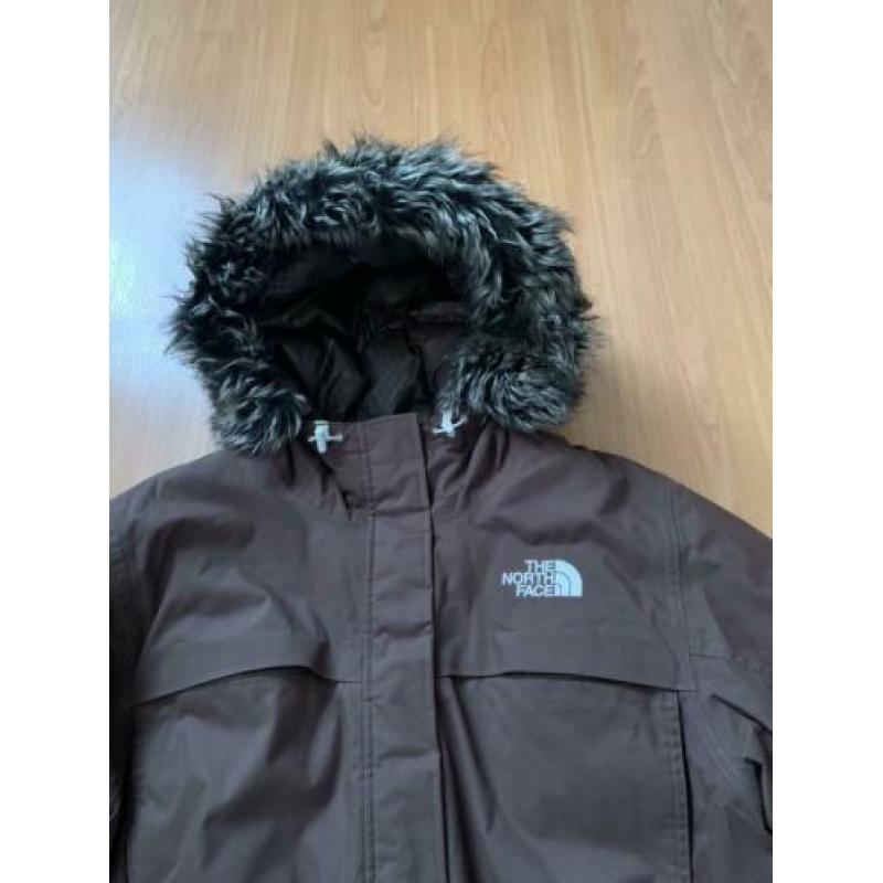 Donkerbruine north face winter/ski jas XL
