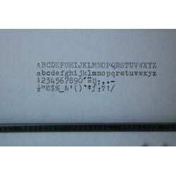 Vintage Vendex 500 typemachine zwart
