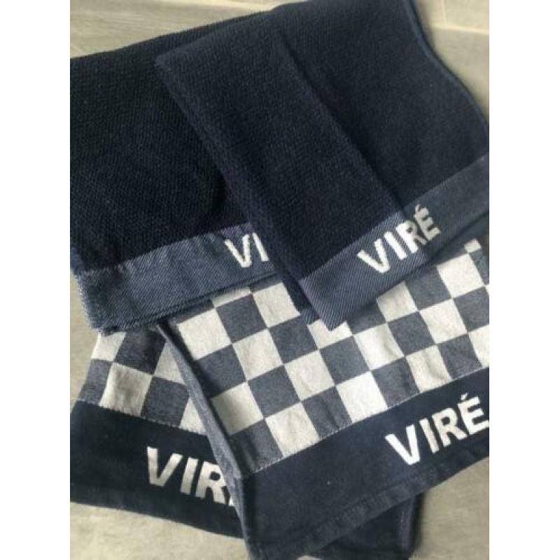 2x set van handdoek en theedoek