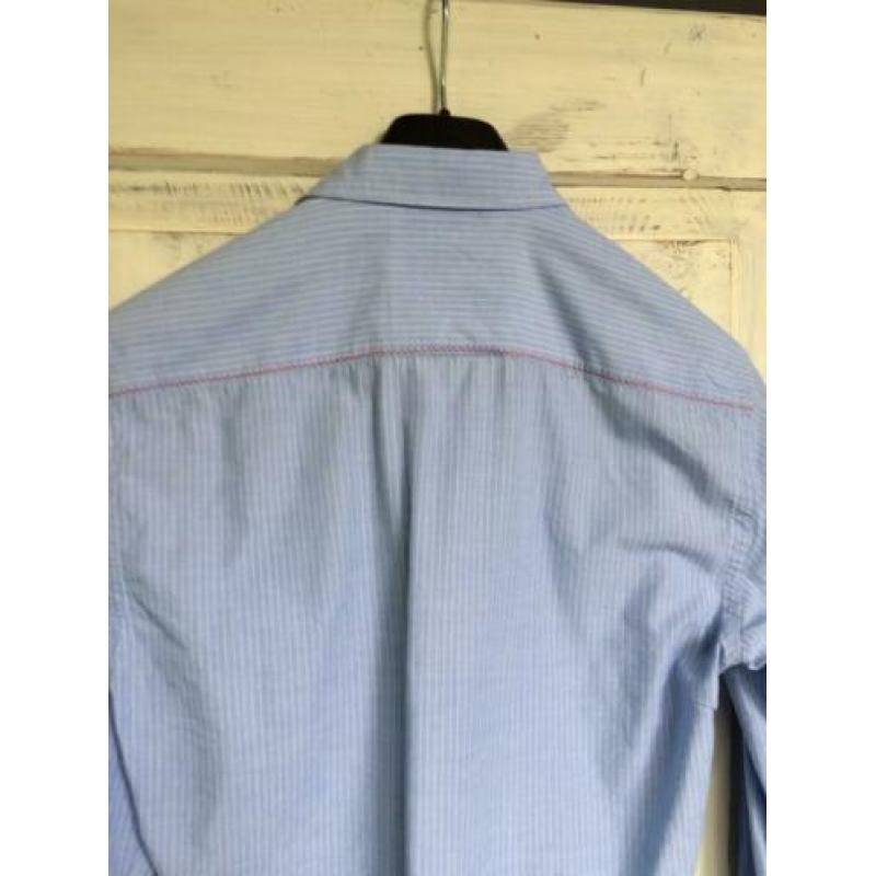 Replay overhemd - maat S (slim fit) - lichtblauw
