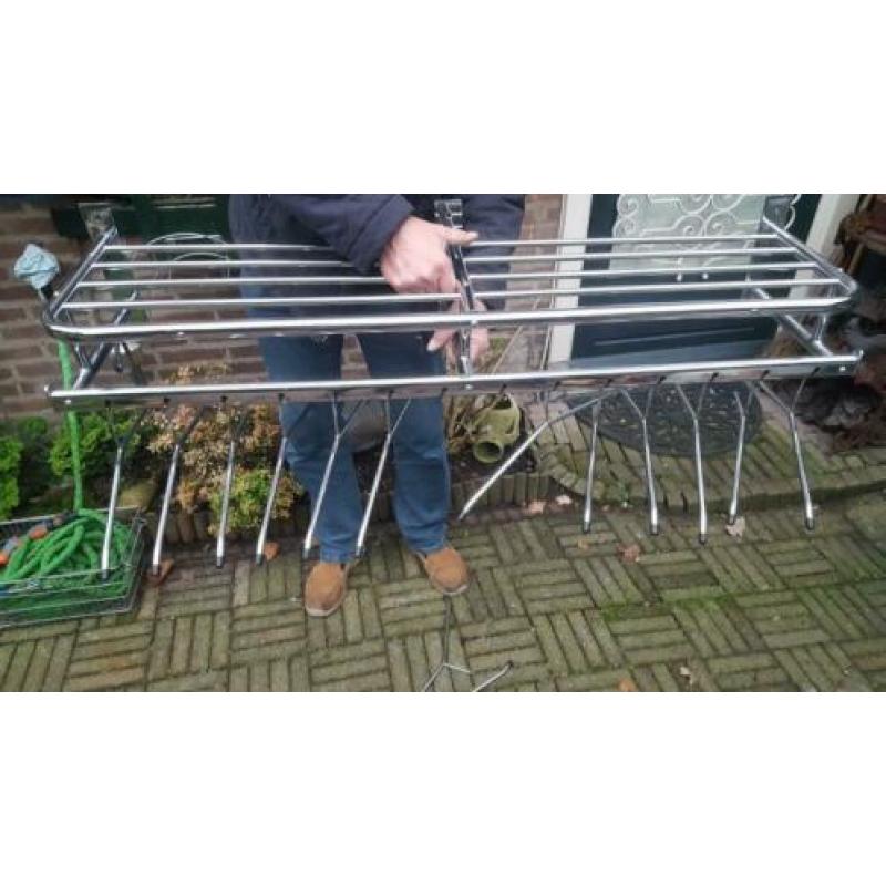 60er jaren chrome kapstok