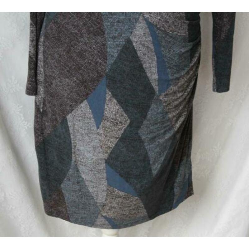bruin/blauw/grijze jurk maat 44 van EXPRESSO