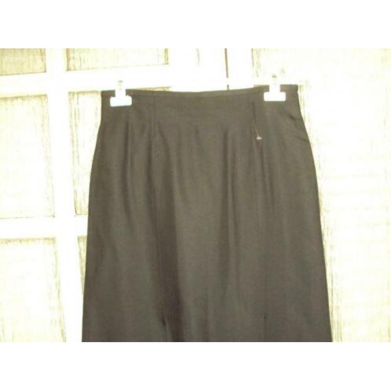 Nieuwe lange nette chique zwarte rok LAUREL 36/38