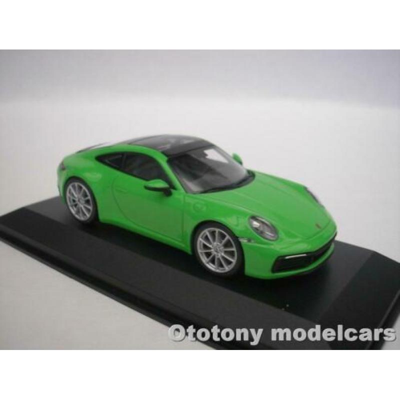 Porsche 911 Carrera 4 S 2019 Groen 1/43 Minichamps