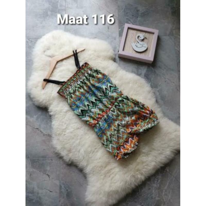 Maat 116 NIEUW Meisjes Jumpsuit FRANKRIJK