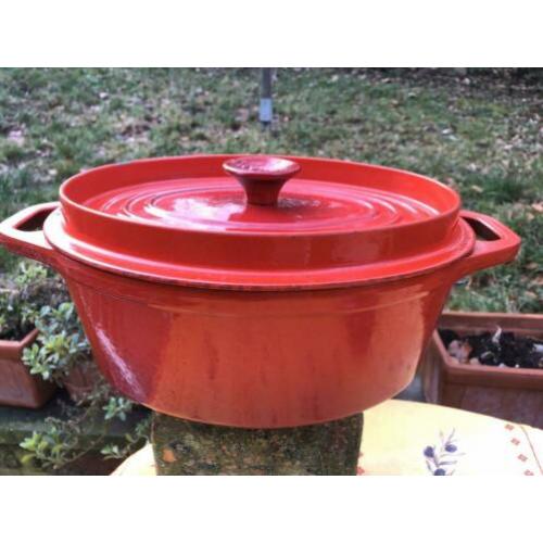 Invicta ovalen geemailleerde braadpan 27 cm Nieuwstaat