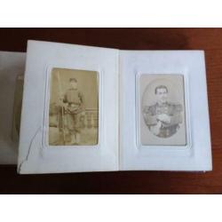 Album met 36 Carte visite ca jr 1900