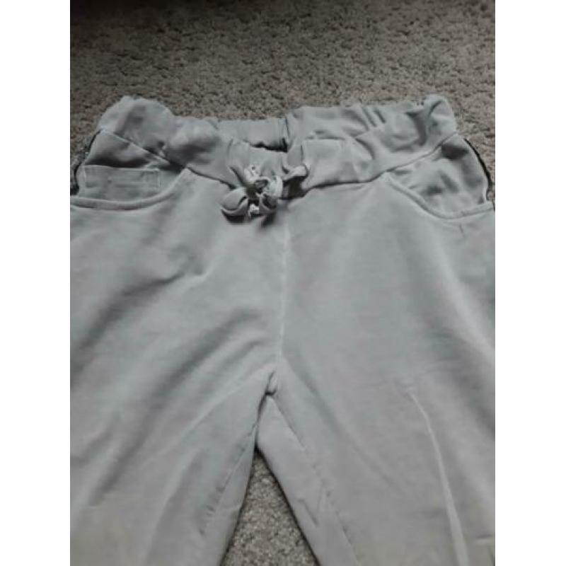 Taupe joggingbroek maat m