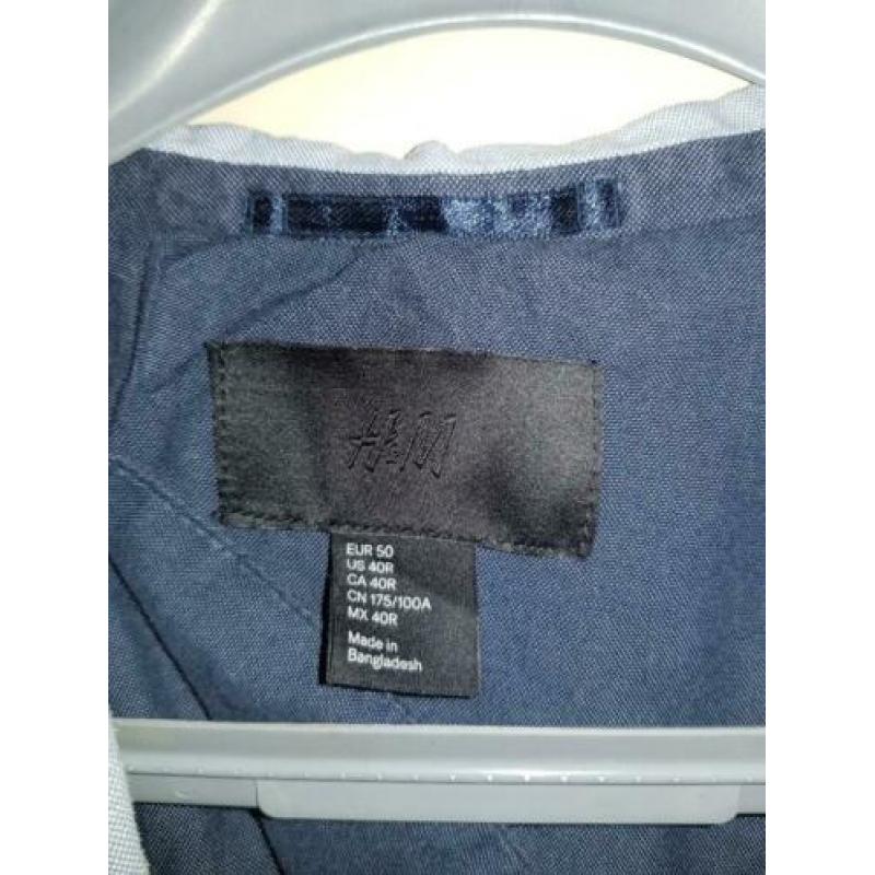 Z.G.A.N. Colbert /blazer van H&M maat M/L 50 Licht blauw