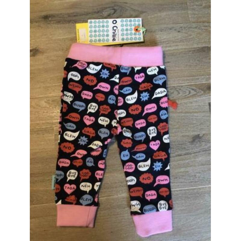 Nieuw set O’Chillie broekje en longsleeve print, 80 lente