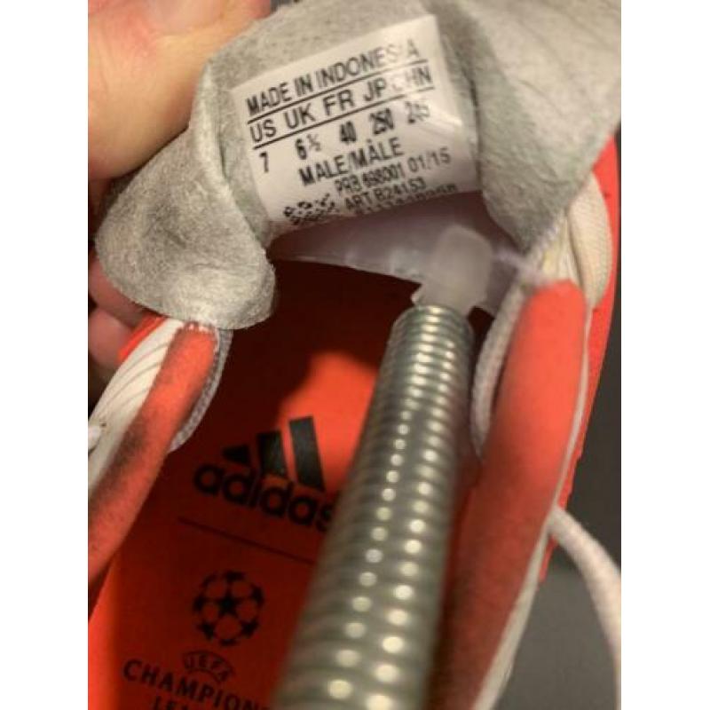 Adidas predator instinct ag-wit/zwart/rood maat 40