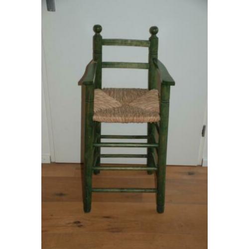 kinderstoel hoog brocante