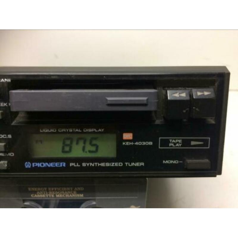 Oltimer autoradio cassette Pioneer type KEH-4030