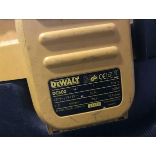 DeWALT DC500 nat/droog zuiger/blazer