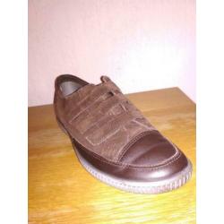 ECCO leren sneaker schoenen. Uitstekend. Zgan. Maat 36.