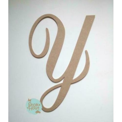 MDF letters, diverse soorten en maten | Stokout 63