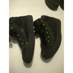 Meisjes schoenen. Groen glitter. Maat 31. Vera Pelle.