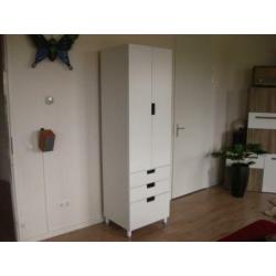 Ikea Stuva / Malad kast hoog wit met laden en deurtjes