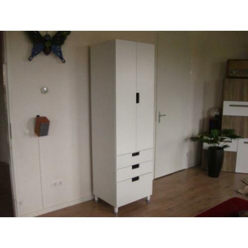 Ikea Stuva / Malad kast hoog wit met laden en deurtjes