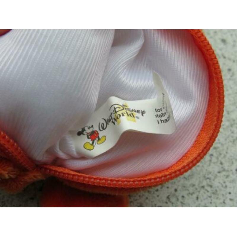 Teigetje portemonnee tasje Walt Disney Wolrd meet ca 15 cm