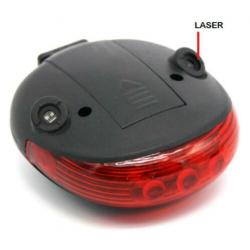 Laser achterlicht stuurdop verlichting lamp fietsverlichting