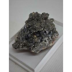 Pyriet, Tetrahedriet, Kwarts - Cavnic Mine, Roemenië