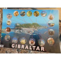 2 Splinternieuwe Placemats Van Gibraltar In Spanje